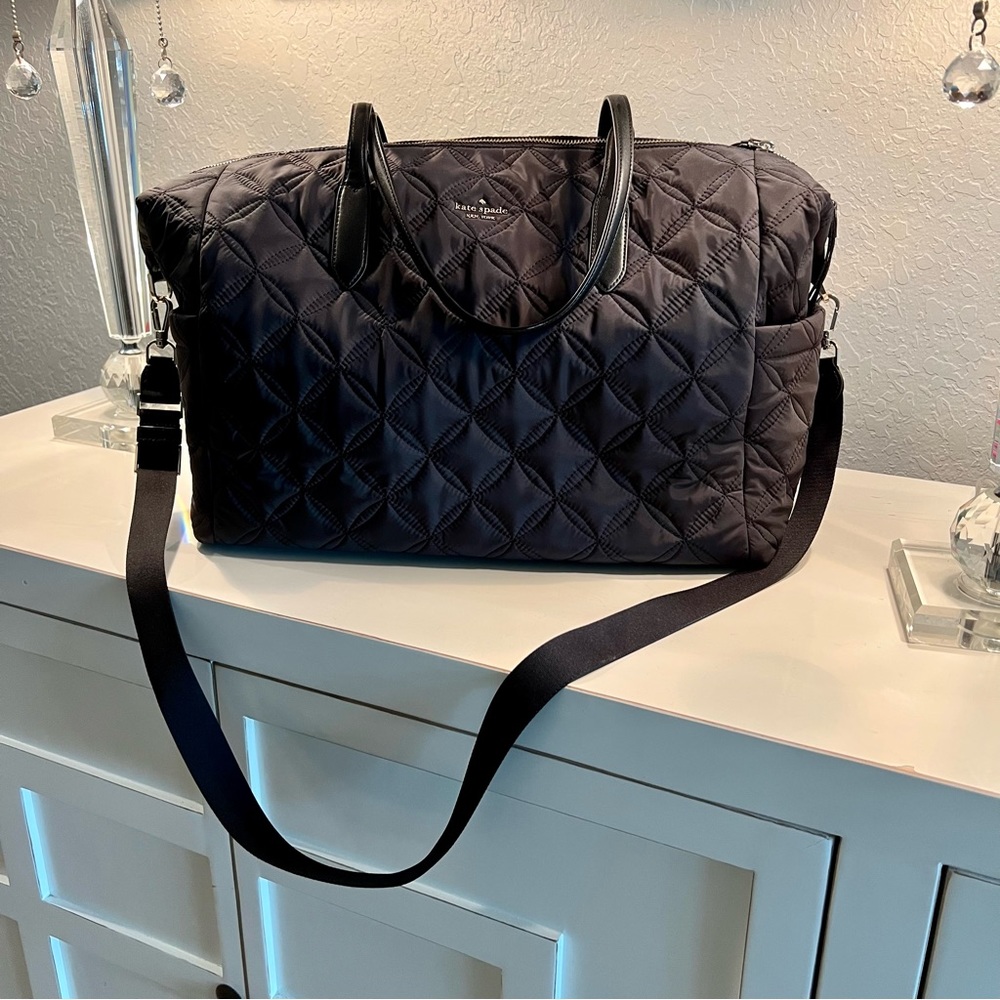 NWOT Kate Spade Chelsea Quilted Weekender Bag